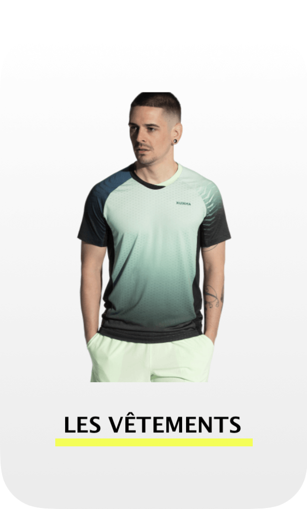 Image onglet de selection pour la categorie vetements padel