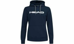 Pull a capuche femme Head bleu marine avec ecriture blanche