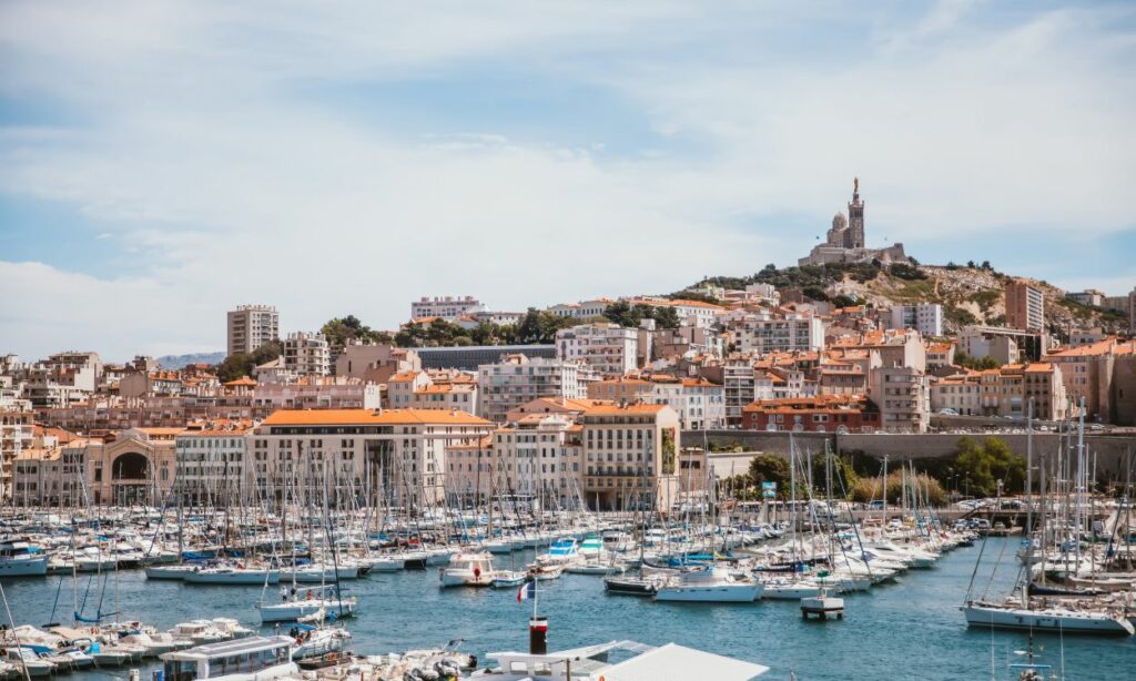 Très belle prise de vue de la ville de Marseille