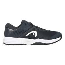 chaussure de tennis de couleur noir et blanc